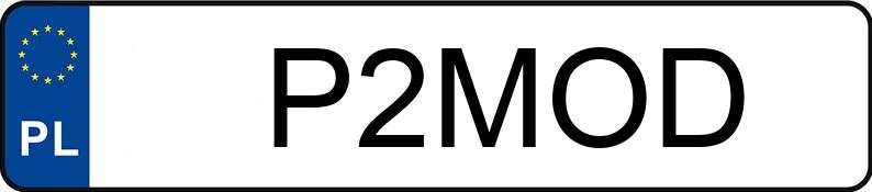 Numer rejestracyjny P2MOD posiada BMW M240I