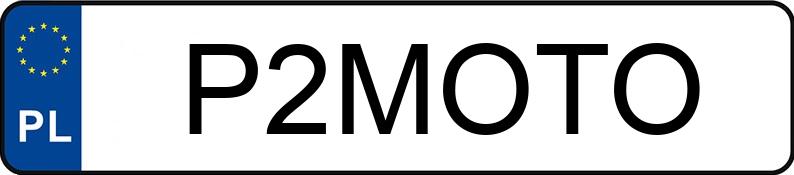 Numer rejestracyjny P2MOTO posiada BMW 740