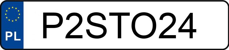 Numer rejestracyjny P2STO24 posiada MERCEDES-BENZ 250 D 124 250T