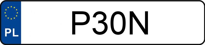 Numer rejestracyjny P30N posiada MERCEDES-BENZ 314 Sprinter 3.5t 314 Sprinter 3.5t