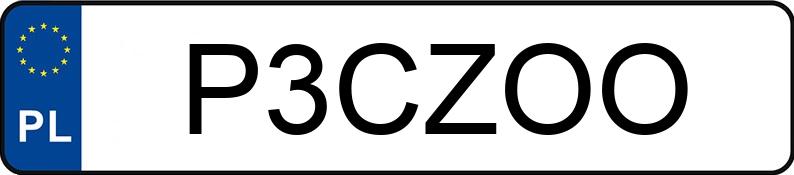 Numer rejestracyjny P3CZOO posiada AUDI A3 Sportback 35 TDi MR`20 E6d 8Y Advanced S tronic