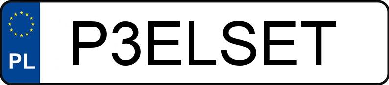 Numer rejestracyjny P3ELSET posiada SKODA Fabia IV 1.0 MR`22 E6d Style Numer rejestracyjny P3ELSET posiada SKODA Fabia IV 1.0 MR`22 E6d Style