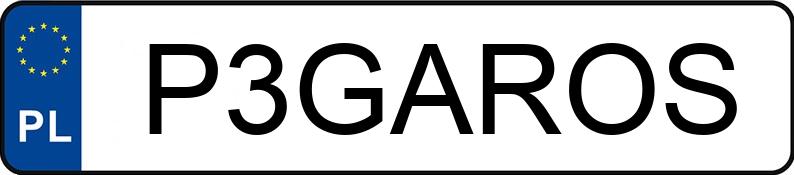 Numer rejestracyjny P3GAROS posiada PEUGEOT 308 Numer rejestracyjny P3GAROS posiada PEUGEOT 308