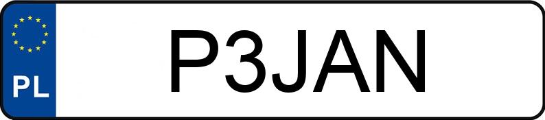 Numer rejestracyjny P3JAN posiada MCLAREN 720S COUPE Numer rejestracyjny P3JAN posiada MCLAREN 720S COUPE