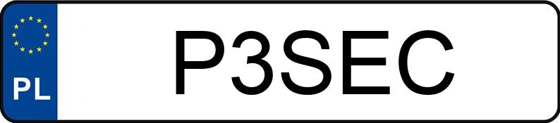 Numer rejestracyjny P3SEC posiada MERCEDES-BENZ SL 300 Kat. 129 SL 300 Kat. 129