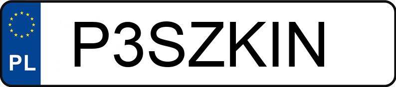 Numer rejestracyjny P3SZKIN posiada VOLKSWAGEN Golf VII Variant 1.6 TDI MR`12 E6 Start BMT Numer rejestracyjny P3SZKIN posiada VOLKSWAGEN Golf VII Variant 1.6 TDI MR`12 E6 Start BMT