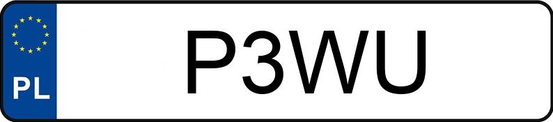 Numer rejestracyjny P3WU posiada SUBARU Impreza 2.5 MR`06 E4 STI Numer rejestracyjny P3WU posiada SUBARU Impreza 2.5 MR`06 E4 STI