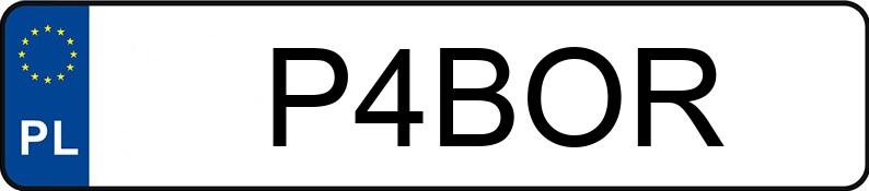 Numer rejestracyjny P4BOR posiada MERCEDES-BENZ G 63 AMG MR`18 E6d W463 G 63 AMG MR`18 E6d W463