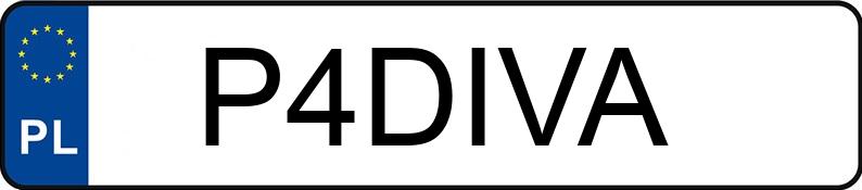 Numer rejestracyjny P4DIVA posiada MITSUBISHI Pajero Pinin 1.8 E3 AWD