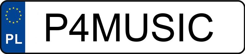 Numer rejestracyjny P4MUSIC posiada FORD Escape MR`17 Titanium Sport Utility