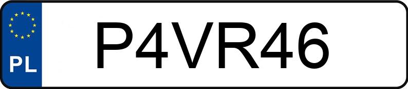 Numer rejestracyjny P4VR46 posiada TOYOTA GR Supra MR`19 E6d Executive