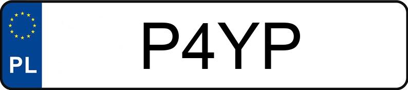 El número de registro P4YP tiene HONDA Legend 3.2 Kat. MR`91 Coupe