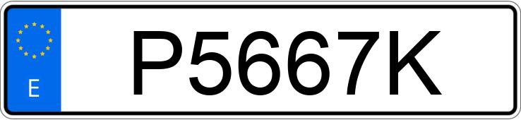 Numer rejestracyjny P5667K posiada TOYOTA SUPRA Numer rejestracyjny P5667K posiada TOYOTA SUPRA