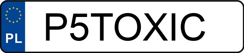 Numer rejestracyjny P5TOXIC posiada BMW 525 D Numer rejestracyjny P5TOXIC posiada BMW 525 D