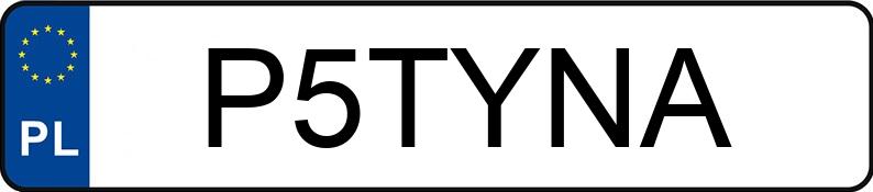 Numer rejestracyjny P5TYNA posiada AUDI A5 2.0 TFSI