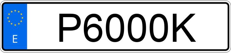 Numer rejestracyjny P6000K posiada NISSAN PRIMERA Numer rejestracyjny P6000K posiada NISSAN PRIMERA