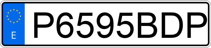 Numer rejestracyjny P6595BDP posiada DAF FA