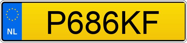 RegistreringsnummerP686KF har CAPRON T447 FTW1F