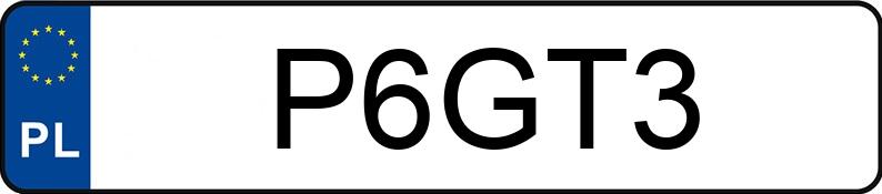 Numer rejestracyjny P6GT3 posiada PORSCHE 911 MR`19 E6d GT3 RS Aut.