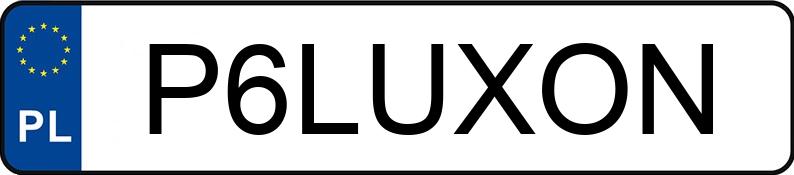 Numer rejestracyjny P6LUXON posiada JUNAK Sportowe 125 S EU5