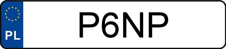 Numer rejestracyjny P6NP posiada BMW 745 LI Numer rejestracyjny P6NP posiada BMW 745 LI