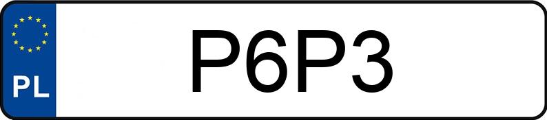 Numer rejestracyjny P6P3 posiada HONDA Civic 1.5i Kat. MR`91 i Coupe Numer rejestracyjny P6P3 posiada HONDA Civic 1.5i Kat. MR`91 i Coupe