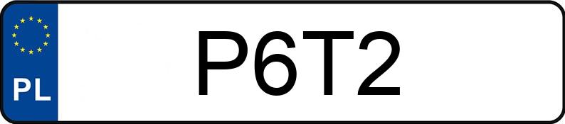 Numer rejestracyjny P6T2 posiada NISSAN Sunny Coupe Kat. GTi 16V Numer rejestracyjny P6T2 posiada NISSAN Sunny Coupe Kat. GTi 16V