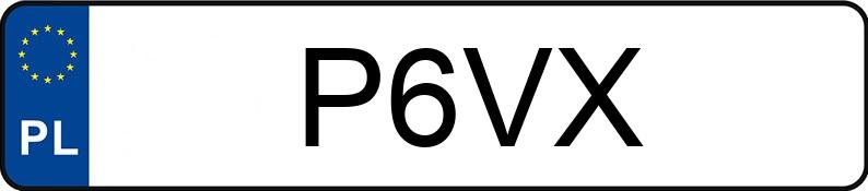 Numer rejestracyjny P6VX posiada BMW 650Ci Coupe MR`03 E4 E63
