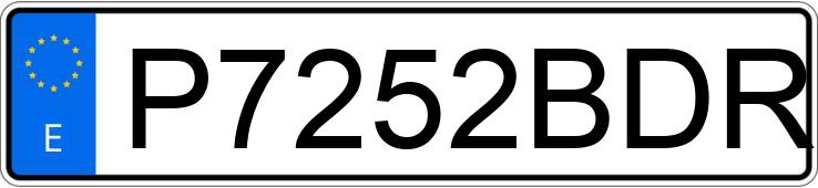 Numer rejestracyjny P7252BDR posiada MERCEDES GLC (253)