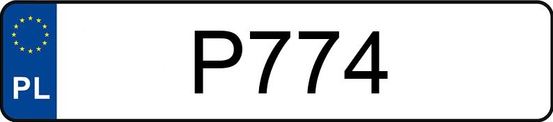 Numer rejestracyjny P774 posiada CHEVROLET (USA) Beretta 3.1 Kat. Coupe GT Numer rejestracyjny P774 posiada CHEVROLET (USA) Beretta 3.1 Kat. Coupe GT