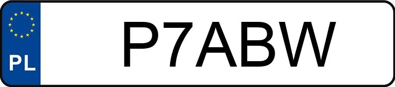 Numer rejestracyjny P7ABW posiada BMW M 4 Coupe 3.0 MR`14 E6 F82 M Drivelogic