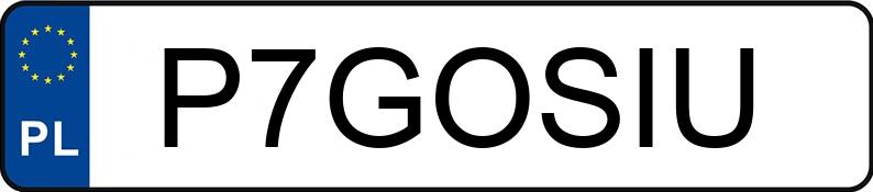 Die Registrierungsnummer P7GOSIU hat BMW 740i Kat. E32 740i Kat. E32 Die Registrierungsnummer P7GOSIU hat BMW 740i Kat. E32 740i Kat. E32