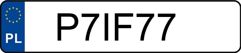 Numer rejestracyjny P7IF77 posiada BMW M3 COMPETITION M XDRIVE