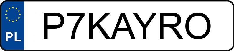 Numer rejestracyjny P7KAYRO posiada LAND ROVER Range Rover IV 5.0 MR`18 E6d S/C Autobiography