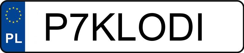 Numer rejestracyjny P7KLODI posiada BMW 535D XDRIVE Numer rejestracyjny P7KLODI posiada BMW 535D XDRIVE