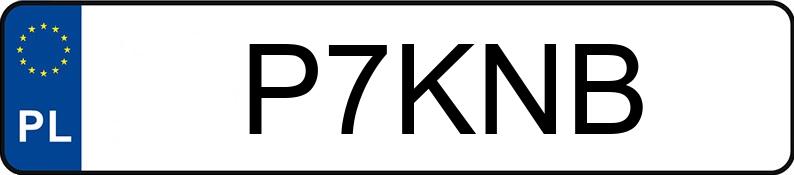 Numer rejestracyjny P7KNB posiada BMW 320D