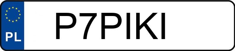 Il numero di registrazione P7PIKI ha ACCESS ACCESS MOTOR SP250
