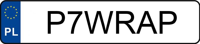 Numer rejestracyjny P7WRAP posiada AUDI S3 SPORTBACK Numer rejestracyjny P7WRAP posiada AUDI S3 SPORTBACK