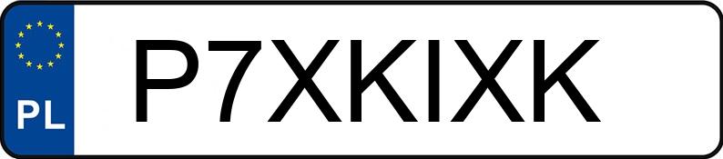 Numer rejestracyjny P7XKIXK posiada VOLKSWAGEN Golf VI 1.6 TDI MR`08 E5 Comfortline Optimum