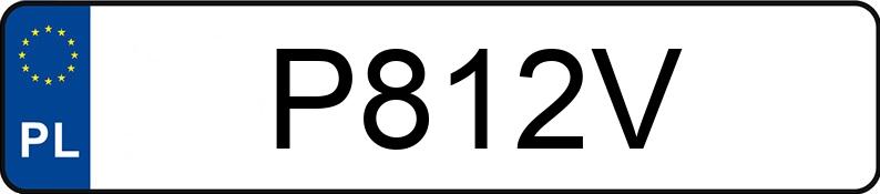 Numer rejestracyjny P812V posiada Ferrari 812 Gts Numer rejestracyjny P812V posiada Ferrari 812 Gts