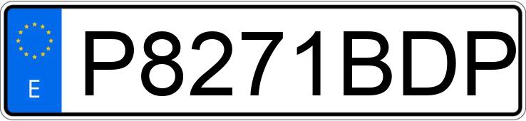Numer rejestracyjny P8271BDP posiada PEUGEOT 306