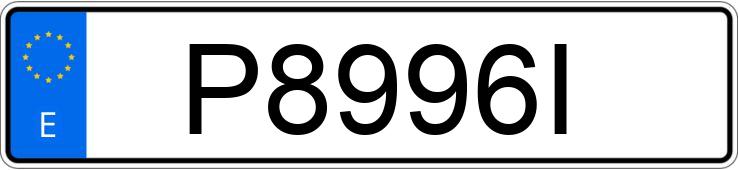 Numer rejestracyjny P8996I posiada JEEP GRAND CHEROKEE