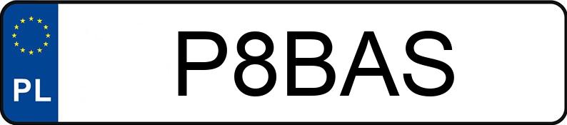 Numer rejestracyjny P8BAS posiada BMW M 5 4.4 MR`21 E6d F90 M Competition Steptronic