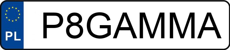 Numer rejestracyjny P8GAMMA posiada CUPRA FORMENTOR