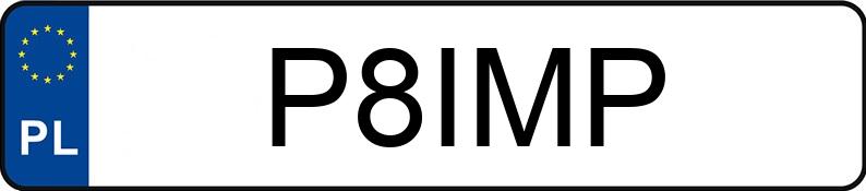 Numer rejestracyjny P8IMP posiada MERCEDES-BENZ GLE 300 d MR`23 E6d V167 4Matic