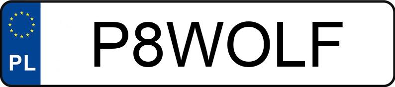 Numer rejestracyjny P8WOLF posiada MERCEDES-BENZ 461,4