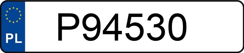 Il numero di registrazione P94530 ha SIMSON Skutery S 53
