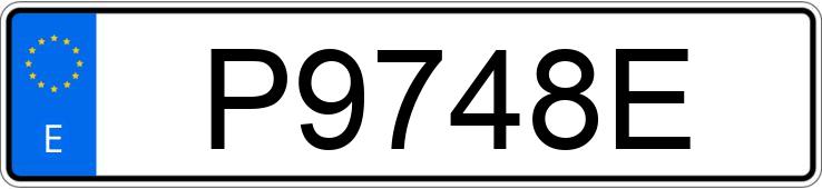 Numer rejestracyjny P9748E posiada PEGASO TRONER Numer rejestracyjny P9748E posiada PEGASO TRONER