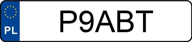 Numer rejestracyjny P9ABT posiada AUDI RS6 AVANT