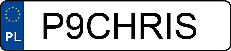 Numer rejestracyjny P9CHRIS posiada BMW 318 I